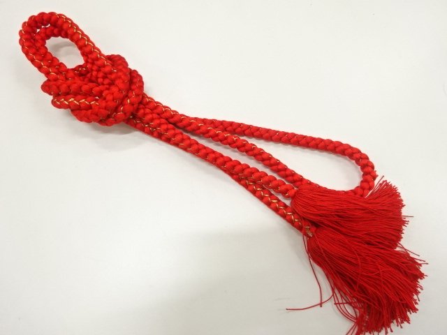 JAPANESE KIMONO / HAND-TIED OBIJIME CORD